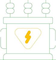 Power Transformer Creative Icon Design vector