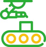 Conveyor Belt Creative Icon Design vector