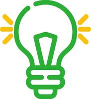 Light Bulb Creative Icon Design vector