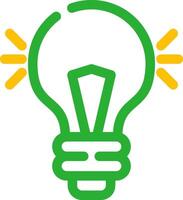 Light Bulb Creative Icon Design vector