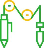 diseño de icono creativo de separación vector