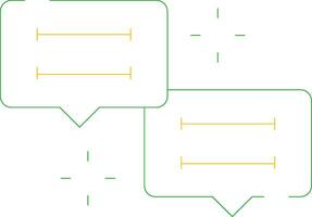 Conversation Creative Icon Design vector