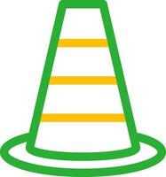 Traffic Cone Creative Icon Design vector