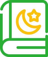 diseño de icono creativo de quran vector