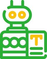 Bots Copywriting Creative Icon Design vector
