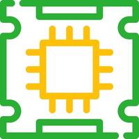 Processor Creative Icon Design vector