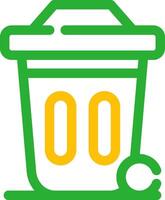 Dustbin Creative Icon Design vector