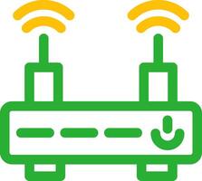 Wifi Router Creative Icon Design vector