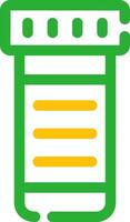 Test Tube Creative Icon Design vector