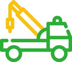 Tow Truck Creative Icon Design vector