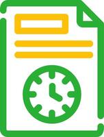 Schedule Creative Icon Design vector