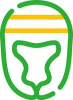 Helmet Creative Icon Design vector
