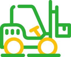 Forklift Creative Icon Design vector