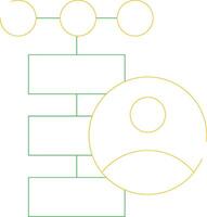Client Database Creative Icon Design vector