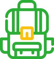 Backpack Creative Icon Design vector