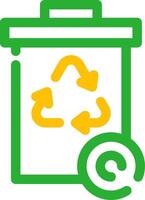 Recycle Bin Creative Icon Design vector