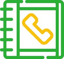 Phonebook Creative Icon Design vector