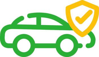 Car Insurance Creative Icon Design vector