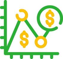 Average Dollar Sale Creative Icon Design vector