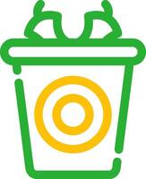 Waste Creative Icon Design vector