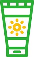 Sunscreen Creative Icon Design vector
