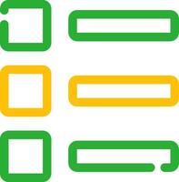 List Creative Icon Design vector