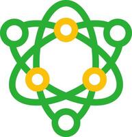 Atom Creative Icon Design vector