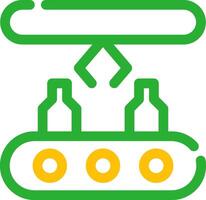 Conveyor Belt Creative Icon Design vector