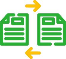 Files Exchange Creative Icon Design vector