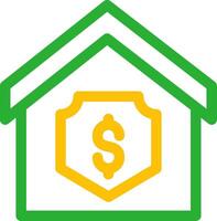 Home Insurance Creative Icon Design vector