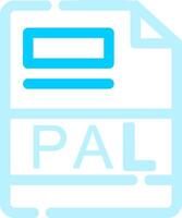 PAL Creative Icon Design vector