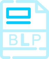 BLP Creative Icon Design vector