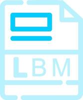 LBM Creative Icon Design vector