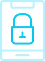 Lock Screen Creative Icon Design vector