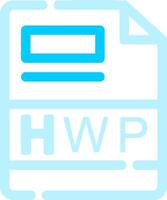 hwp creativo icono diseño vector