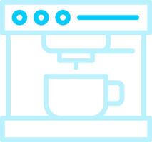 Coffee Machine Creative Icon Design vector