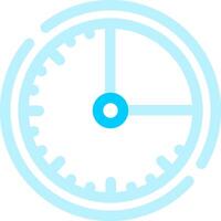 Time Quarter Creative Icon Design vector