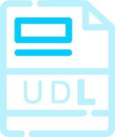 UDL Creative Icon Design vector