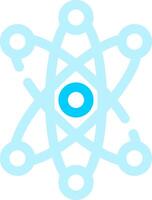 Atom Creative Icon Design vector