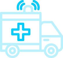 Ambulance Creative Icon Design vector