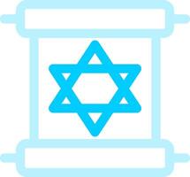 Scroll torah Creative Icon Design vector