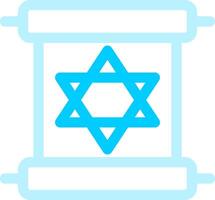 Scroll torah Creative Icon Design vector