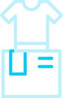 Clothes Box Creative Icon Design vector