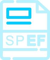 SPEF Creative Icon Design vector
