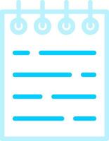 Notepad Creative Icon Design vector