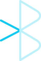 Bluetooth Creative Icon Design vector