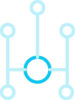 Link Creative Icon Design vector