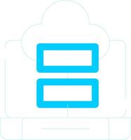 Cloud Storage Creative Icon Design vector