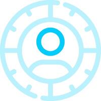Target Audience Creative Icon Design vector