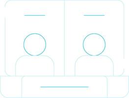 Conference Call Creative Icon Design vector